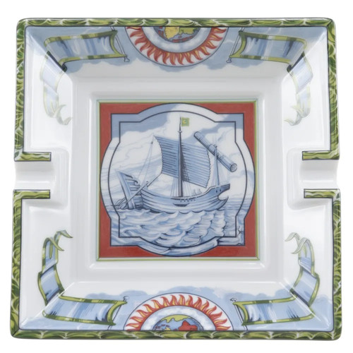 Hermes ashtray sailing ship - hermes,