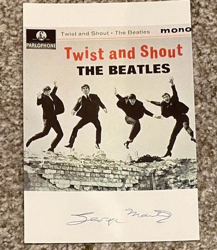 George martin signed - -,