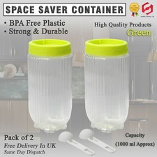 2XPLASTIC STORAGE Containers