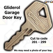 Gliderol Garage Door Key Cut