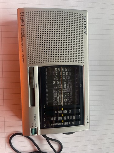 Sony icf sw11 - portable, stereo