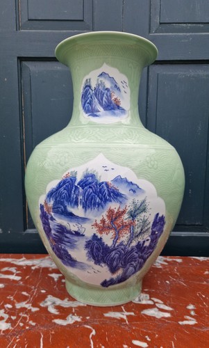 Large vintage chinese - vintage, celadon