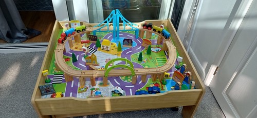 Child train table - child's, with