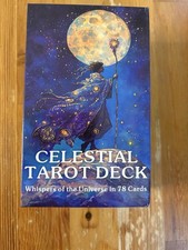 Celestial Tarot Deck 78 Card Deck With Guidebook Tarot Card Deck Spiritual