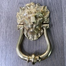 Solid Brass Lions Head Door