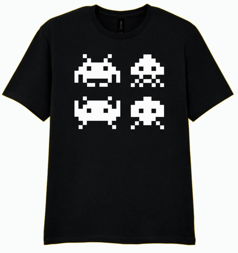 Space invaders premium - premium, cotton