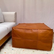 Footstool Ottoman New Boho Unstuffed 30'' Handmade Pouf For Home Decore