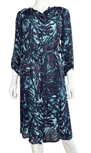 Tucker silk print dress s - tucker,