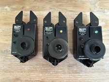 REDUCED. Delkim Optonic Bite Alarms Set of 3 includes box of spares. 