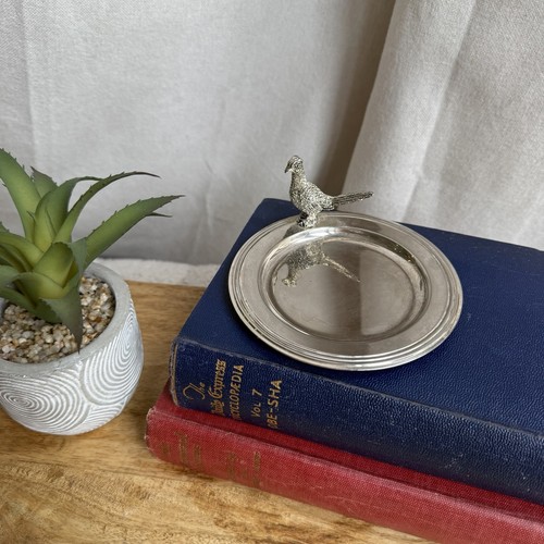 Silver plated bottle coaster - plated,