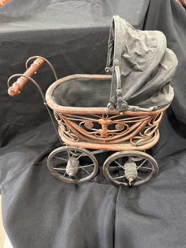 Vintage doll toy buggy - vintage,