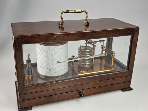 Antique sestrel barograph with - antique,