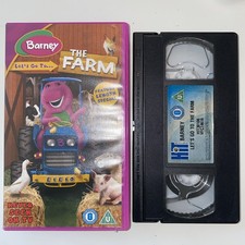 Barney Let’s Go To The Farm Vhs Video Children’s