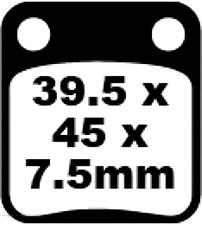 Brake pads EBC SFA054 organic