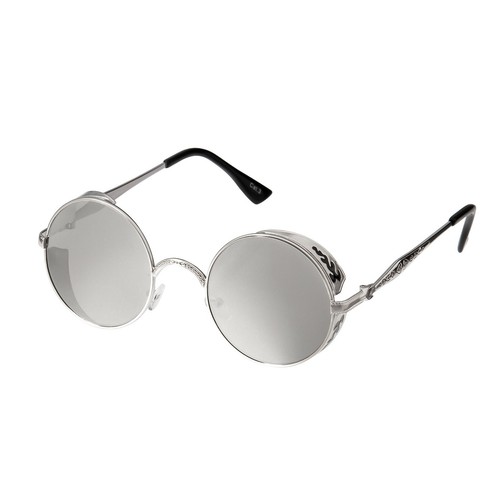 Silver mirrored steampunk - mirrored,