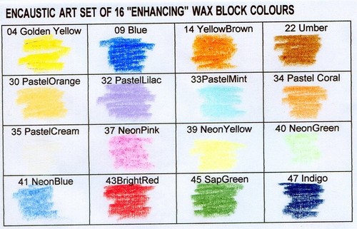 Encaustic art wax - wax, blocks