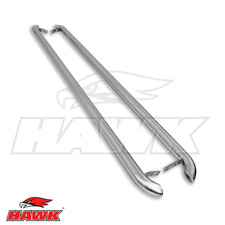 STAINLESS STEEL SIDE BARS VAN RUNNING BOARDS FOR FORD TRANSIT CUSTOM SWB 12-17