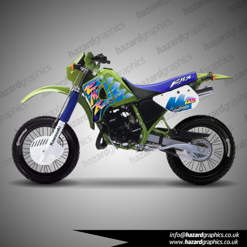 Kawasaki kmx 125 graphics - 125, kit