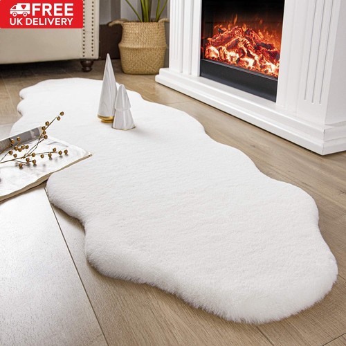 Fluffy shaggy rug faux - shaggy, rabbit
