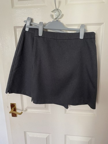 Steel grey school skirts - steel,