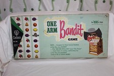 Vintage Cadaco One Arm Bandit Las Vegas Casino Slot Board Game 1963 No. 251