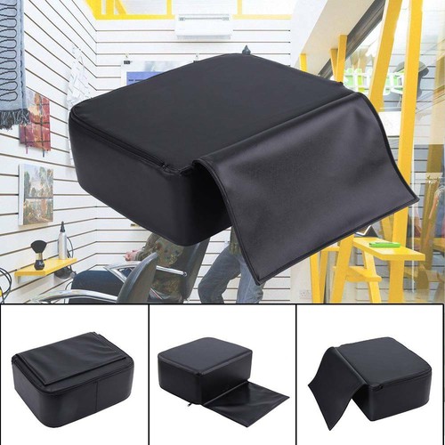 Black salon booster chair - salon,