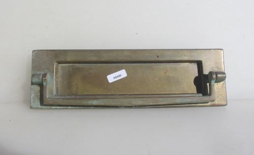 Vintage brass letterbox letter - vintage,