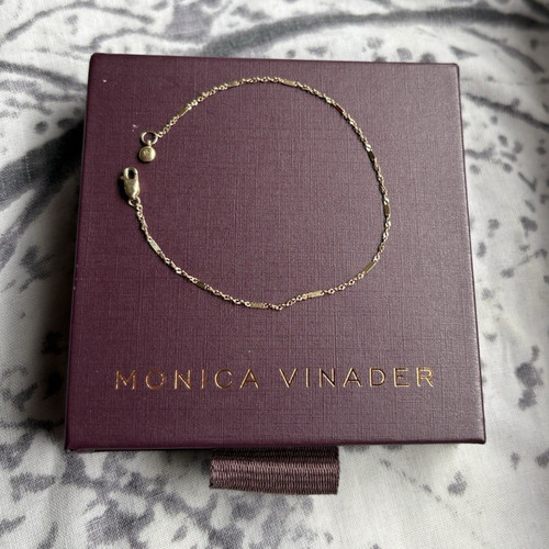 Monica vinader signed 14ct - vinader,