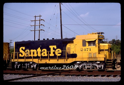 Orig train slide santa fe - train,