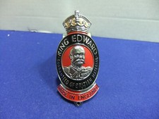 badge cycle head king edward header bicycle bike cycling advertising england