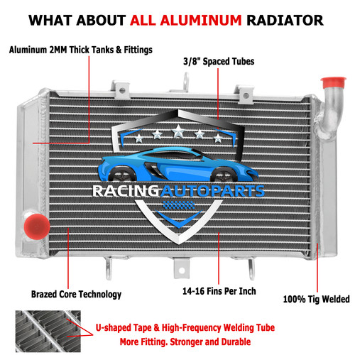 Aluminum radiator for kawasaki - aluminum,