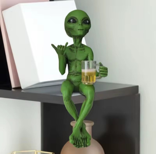 Green alien roswell space - green,