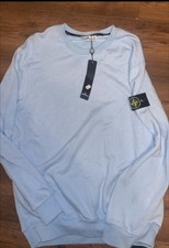 nice blue stone island jumper
