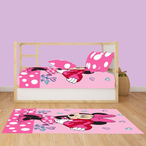 Minnie mouse kids rug heart - minnie,
