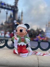 Disneyland Paris Park Exclusive 2025 Christmas Santa Mickey Popcorn Bucket