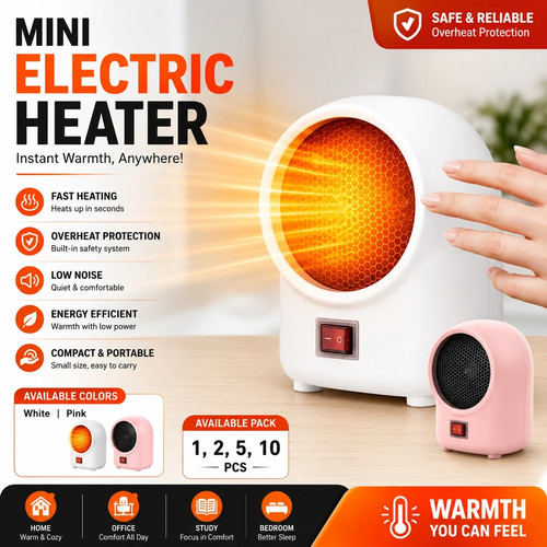 Mini electric heater - heater, portable