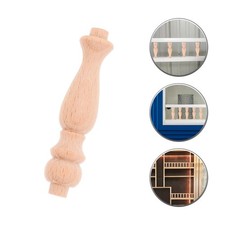  10 Pcs Wood Spindles for Crafting Stair Balusters Staircase Interior