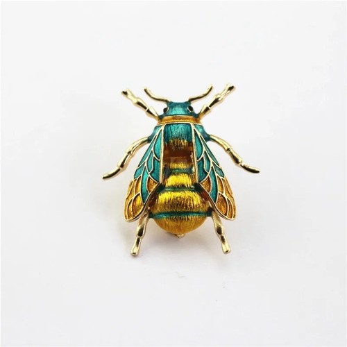 Enamel bumblebee brooches - enamel,
