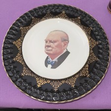 Winston Churchill Bone China Collectors Plate 22cm Dia.