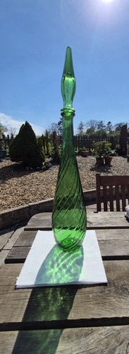 Vtg mid century emerald green - emerald,