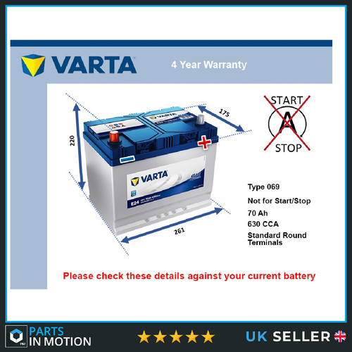 Battery fits daewoo musso - fits,