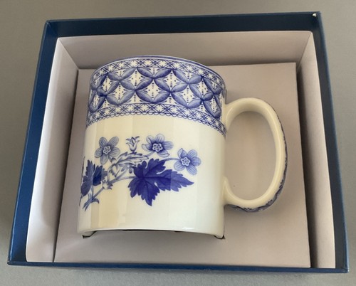 Spode geranium mug blue - geranium,