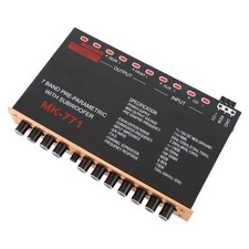 Pre Amp Car Graphic Equalizer Adjustable Frequency Variable Gain Adjustment 7