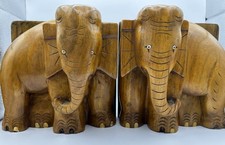 Pair of Vintage Hand-carved