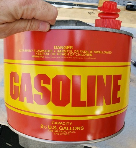 Vintage gallon metal gas - vintage,
