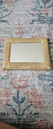 Vintage faux wicker plastic - vintage,