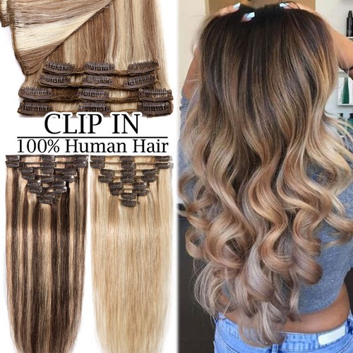 Clearance clip human hair - in,