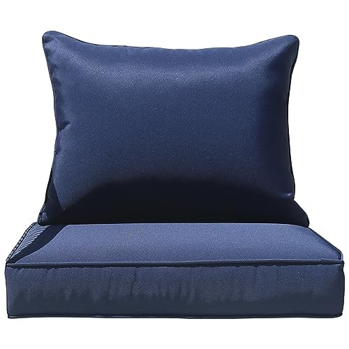 Outdoor deep seat cushion set - cushion,