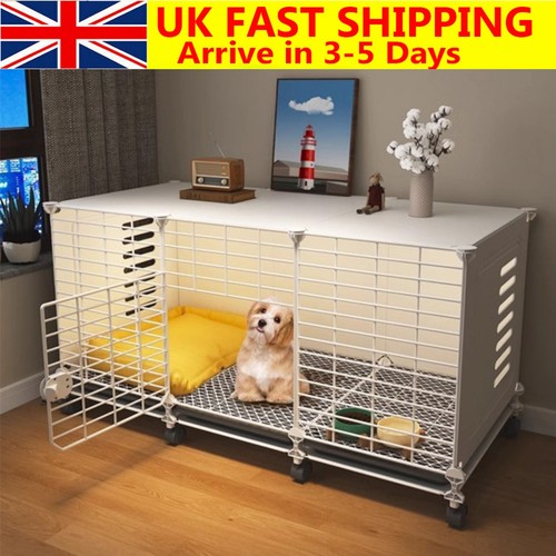 Dog crate end table with - table,