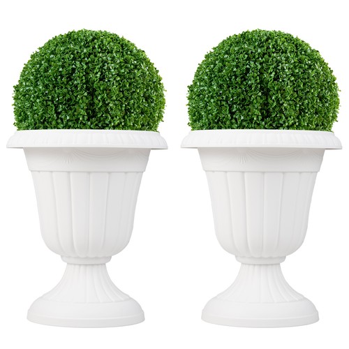 Set vintage urn planters - 2,